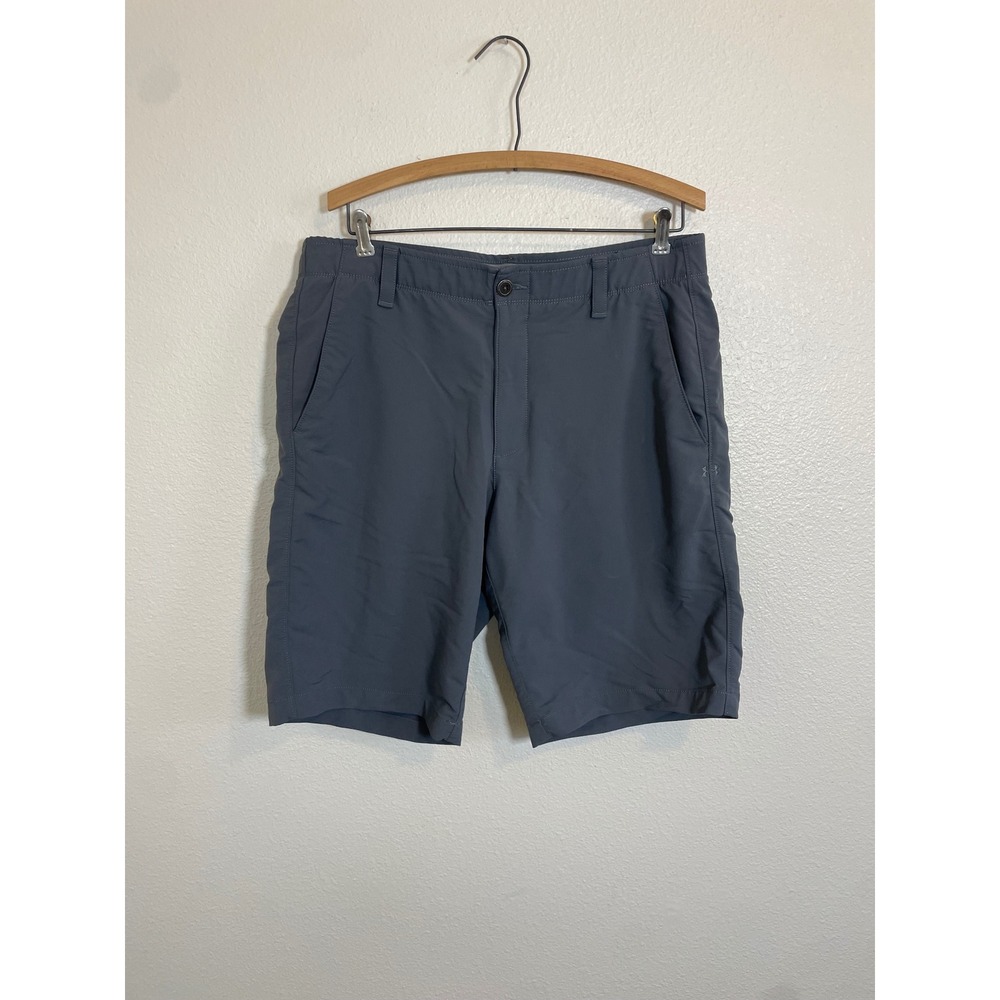 Under Armour Golf Shorts Mens Size‎ 36 Lose Heatgear Gray Performance Activewear
